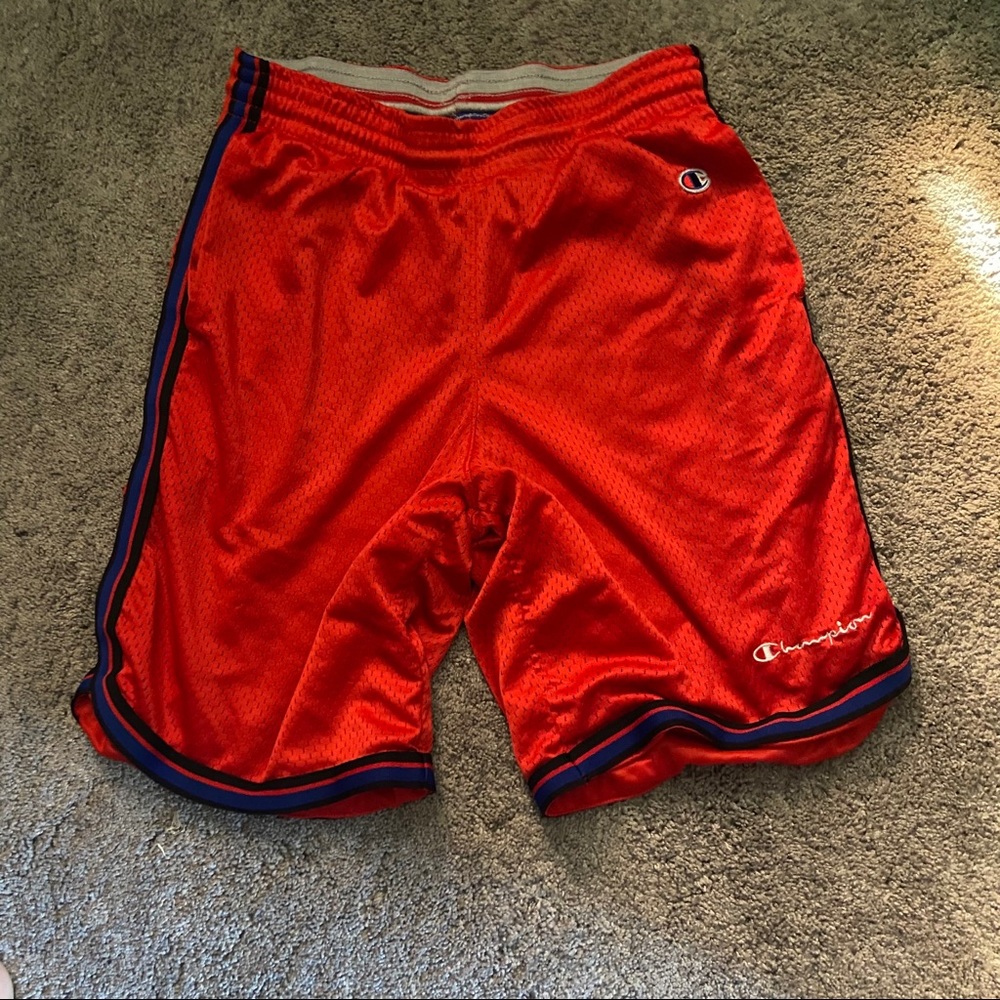 Red Champion shorts